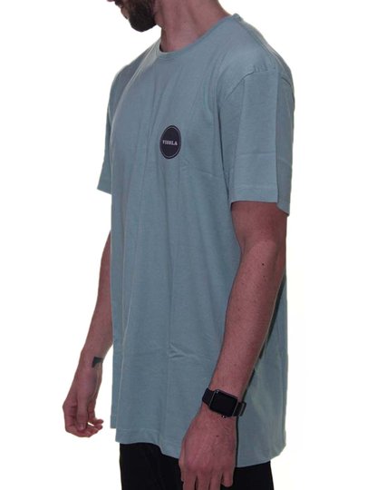 Camiseta Masculina Vissla Barnes Manga Curta Estampada - Verde