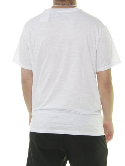 Camiseta Masculina Vissla Washout Manga Curta Estampada - Branco