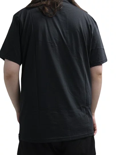 Camiseta Masculina Volcom Sign Stone Manga Curta Estampada - Preto