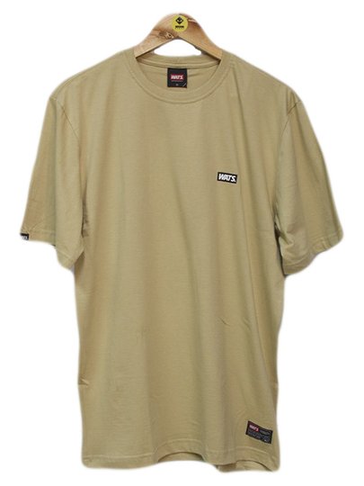Camiseta Masculina Wats Box Reflex Manga Curta Estampada - Bege