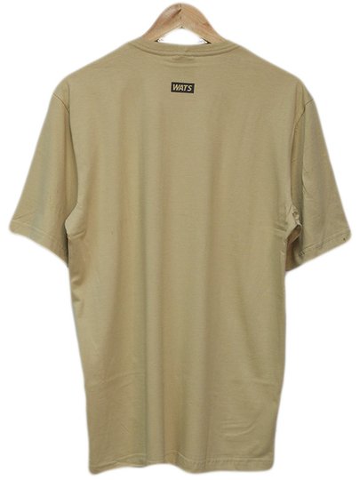 Camiseta Masculina Wats Box Reflex Manga Curta Estampada - Bege