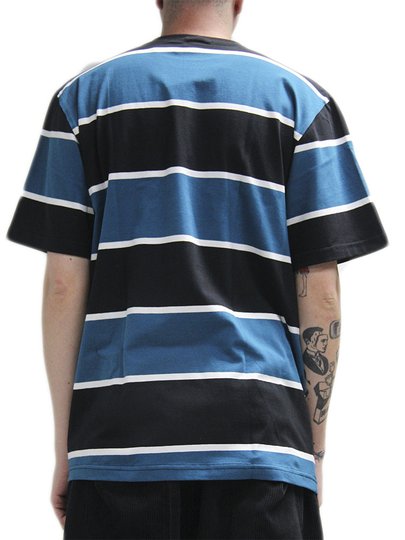Camiseta Masculina Wats Listra Logo Botom Manga Curta Estampada - Azul/Preto