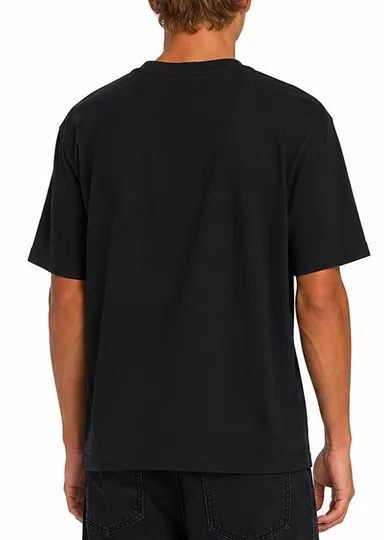 Camiseta Masculina Wats Mini Logo Manga Curta Estampada - Preto