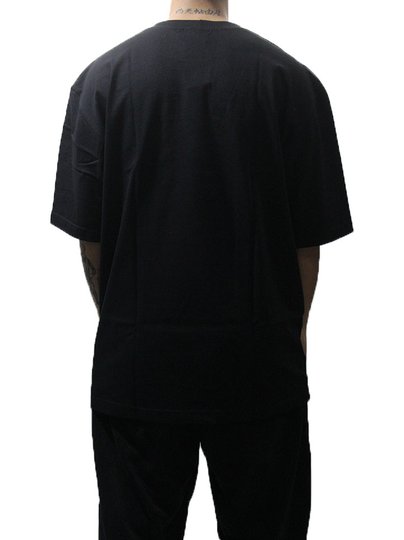 Camiseta Masculina Wats Oversized Box - Preto