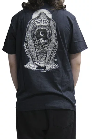 Camiseta Masculina Woodman Manga Curta Estampada - Marinho
