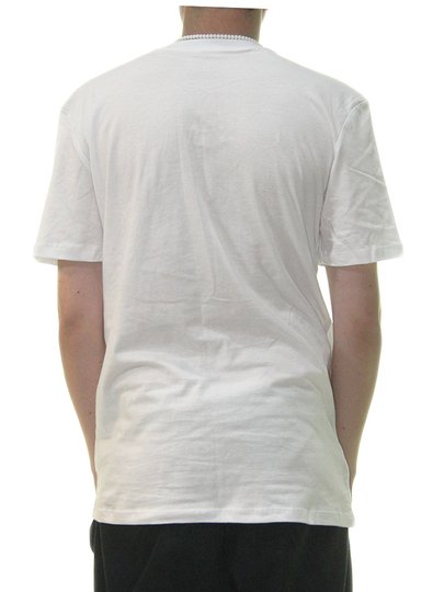 Camiseta Masculina Zero Caps Manga Curta Estampada - Branco
