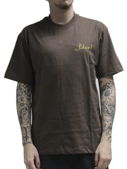 Camiseta Masculino Blunt Premium Melancholia Manga Curta Estampada - Mocha
