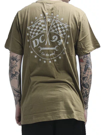 Camiseta Masculino DC For The Win Manga Curta Estampada - Marrom