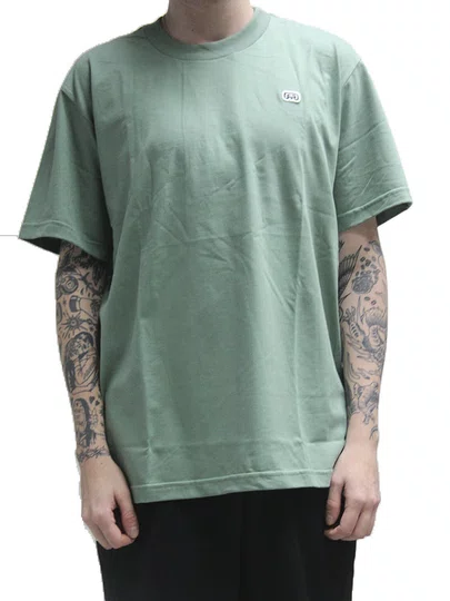 Camiseta Masculino Hocks Bord Manga Curta Estampada - Verde
