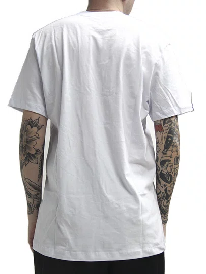Camiseta Masculino Lost Logo Manga Curta Estampada - Branco