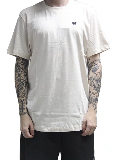 Camiseta Masculino Lost Sheep Manga Curta Estampada - Khaki