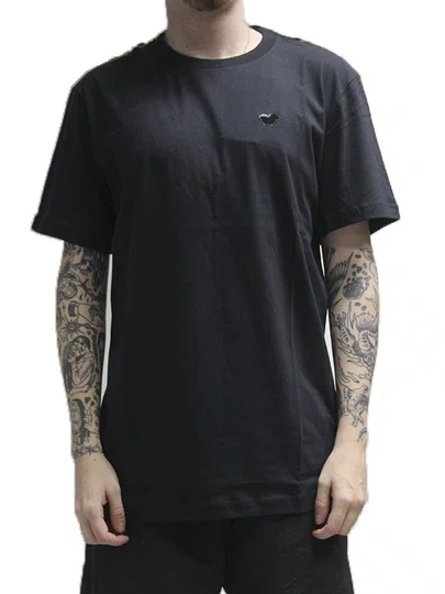 Camiseta Masculino Lost Sheep Manga Curta Estampada - Preto