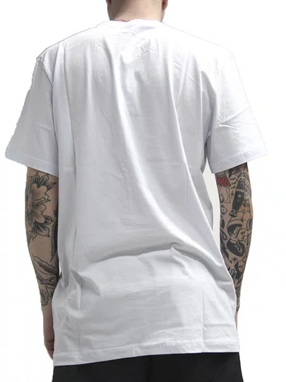 Camiseta Masculino Lost Wizard Manga Curta Estampada - Branco