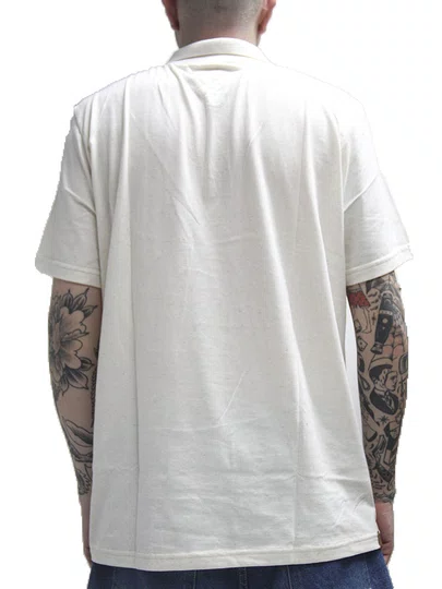 Camiseta Polo Masculina Freesurf Cool Manga Curta - Off White