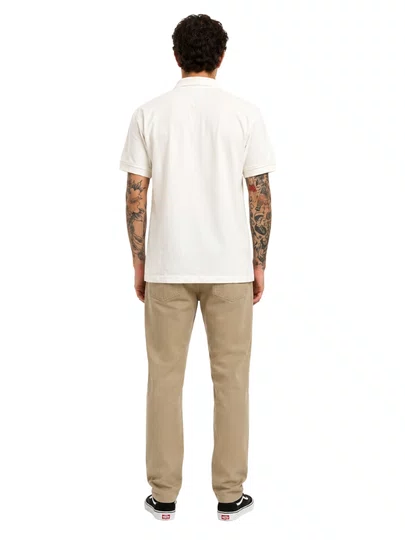 Camiseta Polo Masculina RC Wettie Manga Curta Estampada - Off White