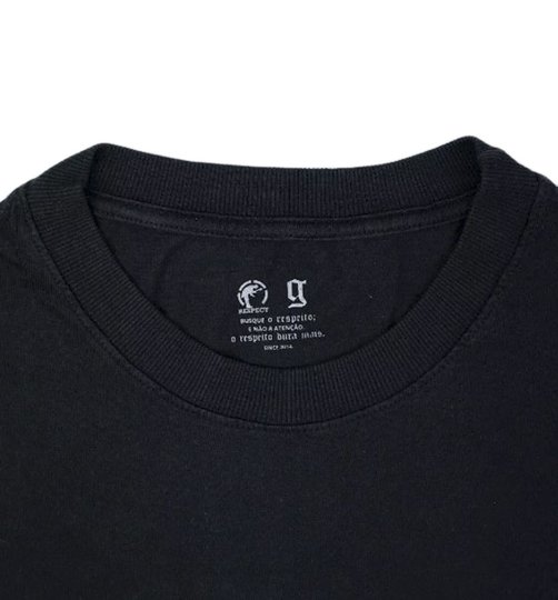 Camiseta Respect Oversized Jay-Z Face - Preto