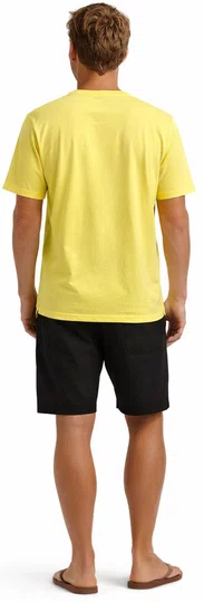 Camiseta Unissex Flo Waves Dept Since 2014 - Amarelo