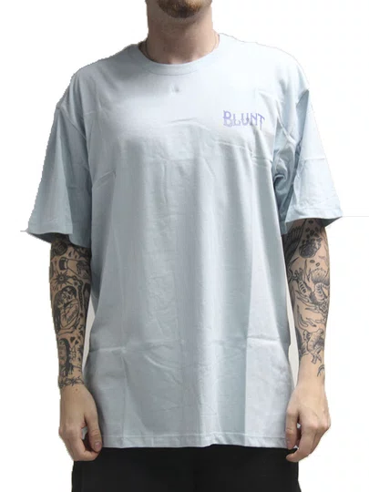 Camseta Masculino Blunt Dalton Manga Curta Estampada - Azul