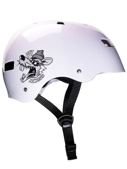 Capacete Niggli Iron Pro Light Model Luiz Francisco - Branco