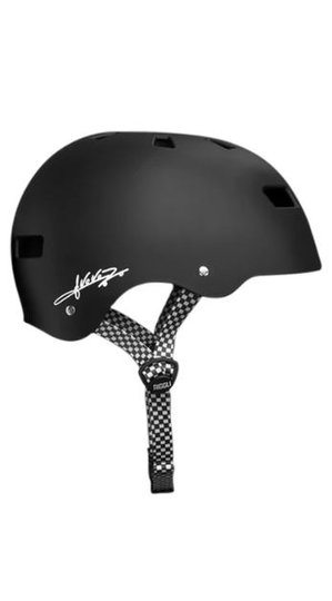 Capacete Niggli Pro Edgard Vovô Pro Model - Preto Fosco