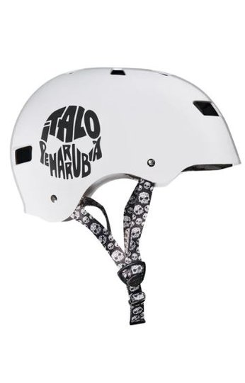 Capacete Niggli Pro Model Italo Penarrubia - Branco