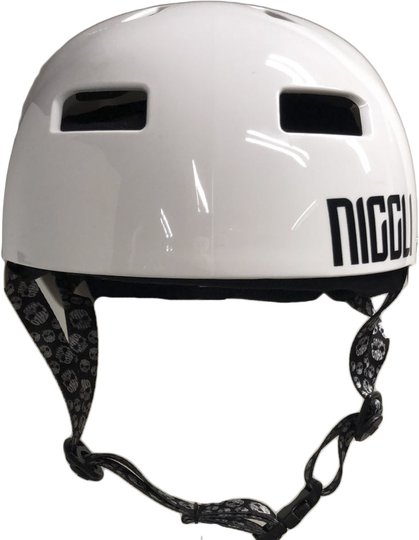 Capacete Niggli Pro Model Italo Penarrubia - Branco