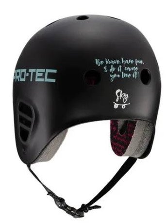 Capacete para Skate Certificado Pro-Tec Full Cut - sky Brown