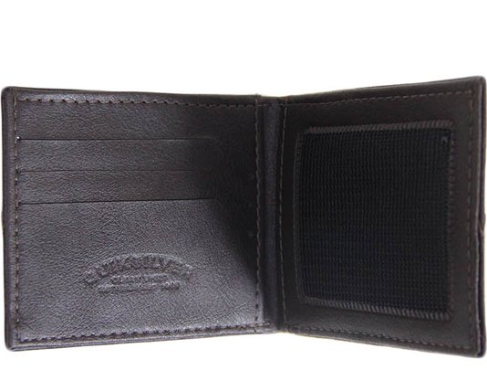 Carteira Quiksilver Sitchy Plate - Marrom