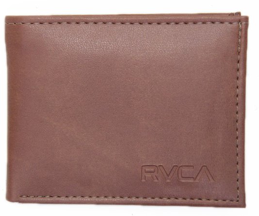 Carteira RVCA Crest Bi Fold - Marrom