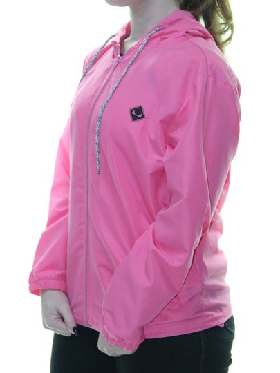 Jaqueta Feminina Session Loguinho Classic Corta Vento - Rosa Choque