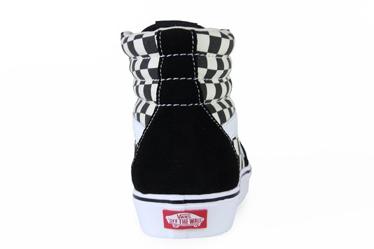 Tênis Masculino Vans SK8 Hi Lite - Checker Board/Black White