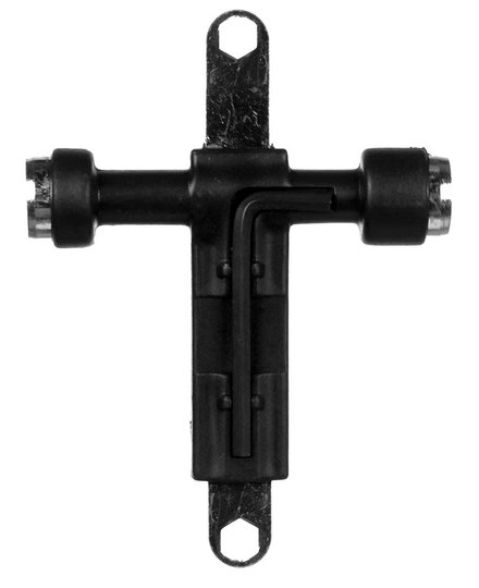 Chave Creme para Skate e Long Board Multifuncional Importada Black - Porca 8 e 10