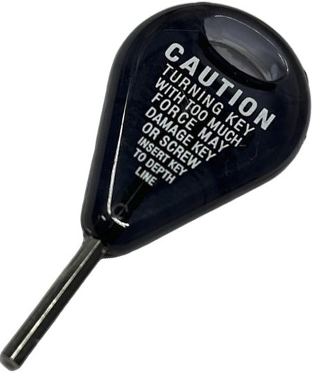 Chave de Quilha Genuine FCS para Prancha de Surf - Preto Transparente