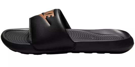 Chinelo Feminino Nike Victori One - Preto/Dourado