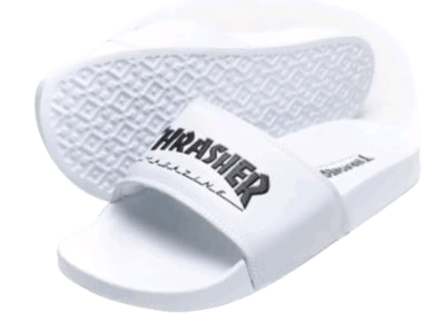 Chinelo Feminino Thrasher - Branco