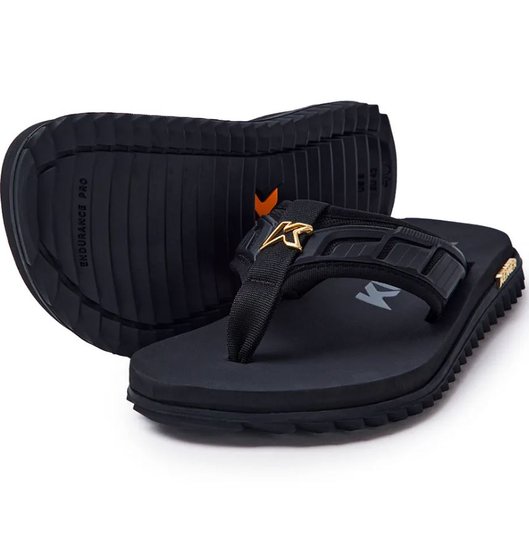 Chinelo Masculino Kenner Kivah Preto/Dourado