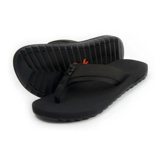 Chinelo Kenner Kivah - Preto/Laranja
