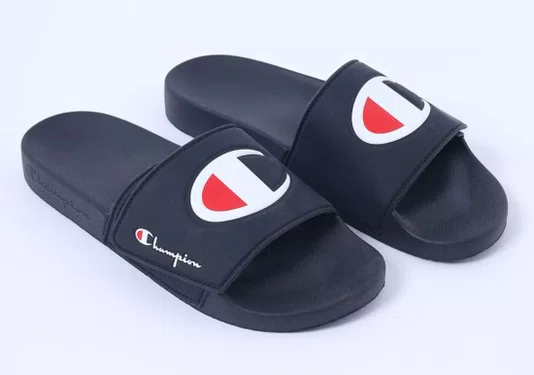 Chinelo Masculino Champion Ipo Velcro - Preto