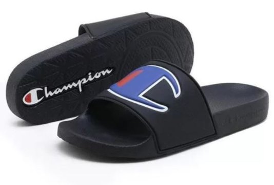 Chinelo Masculino Champion Slide IPO - Preto