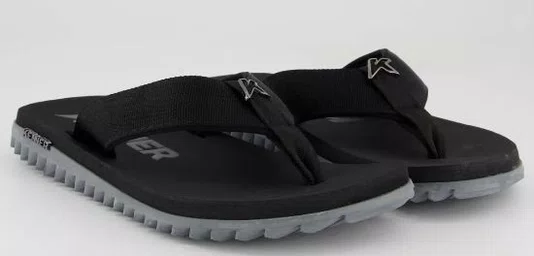 Chinelo Masculino Kenner Kivah - Cinza/Preto