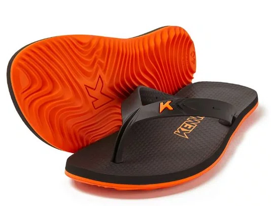 Chinelo Masculino Kenner New Summer - Preto/Laranja