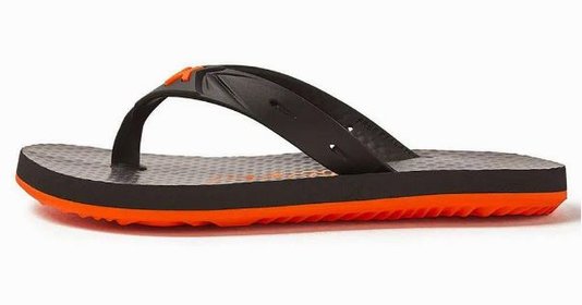 Chinelo Masculino Kenner Summer  extra forte - Preto/laranja