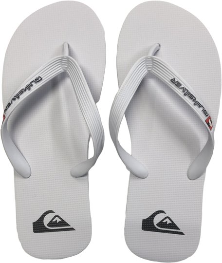 Chinelo Masculino Quiksilver Molokai Solid - Branco