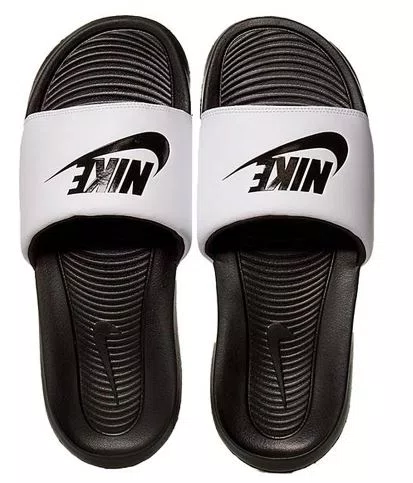 Chinelo Masculino Slide Nike Victori One - Preto/Branco