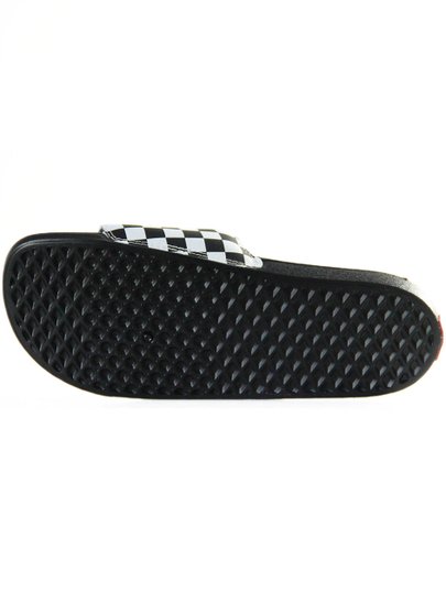 Chinelo Masculino Vans Slide-On MC La-Costa - Black/White