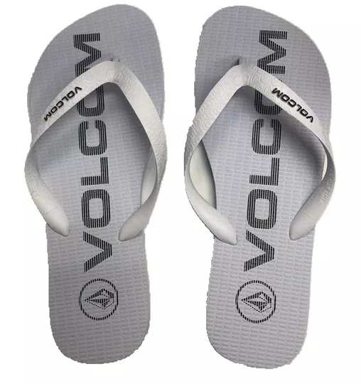 Chinelo Masculino Volcom Euro - Branco