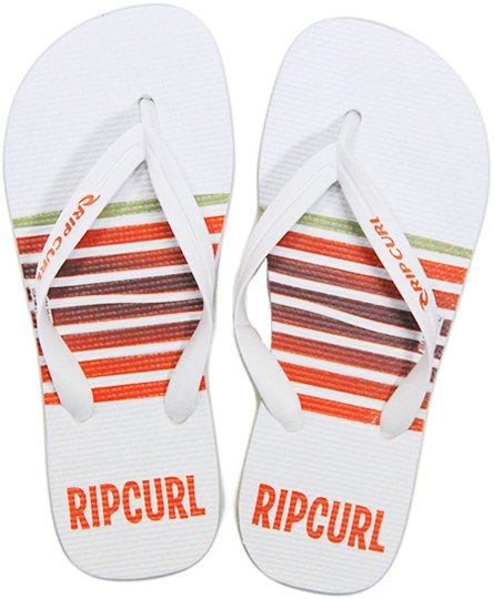 Chinelo Rip Curl Logo Filter - Branco