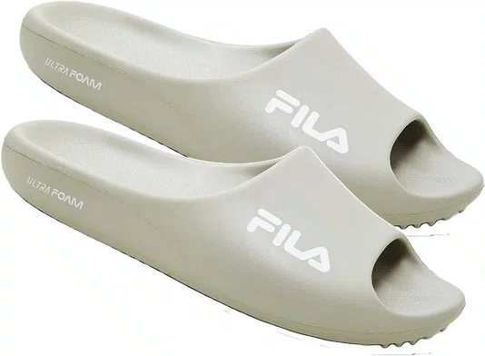 Chinelo Unissex Fila Slide Drifter Foam - Bege/Branco