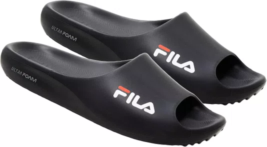Chinelo Unissex Fila Slide Drifter Foam - Preto/Vermelho