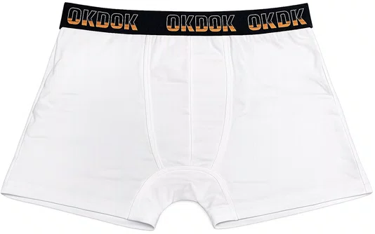 Cueca Boxer OkDok Noite - Branco